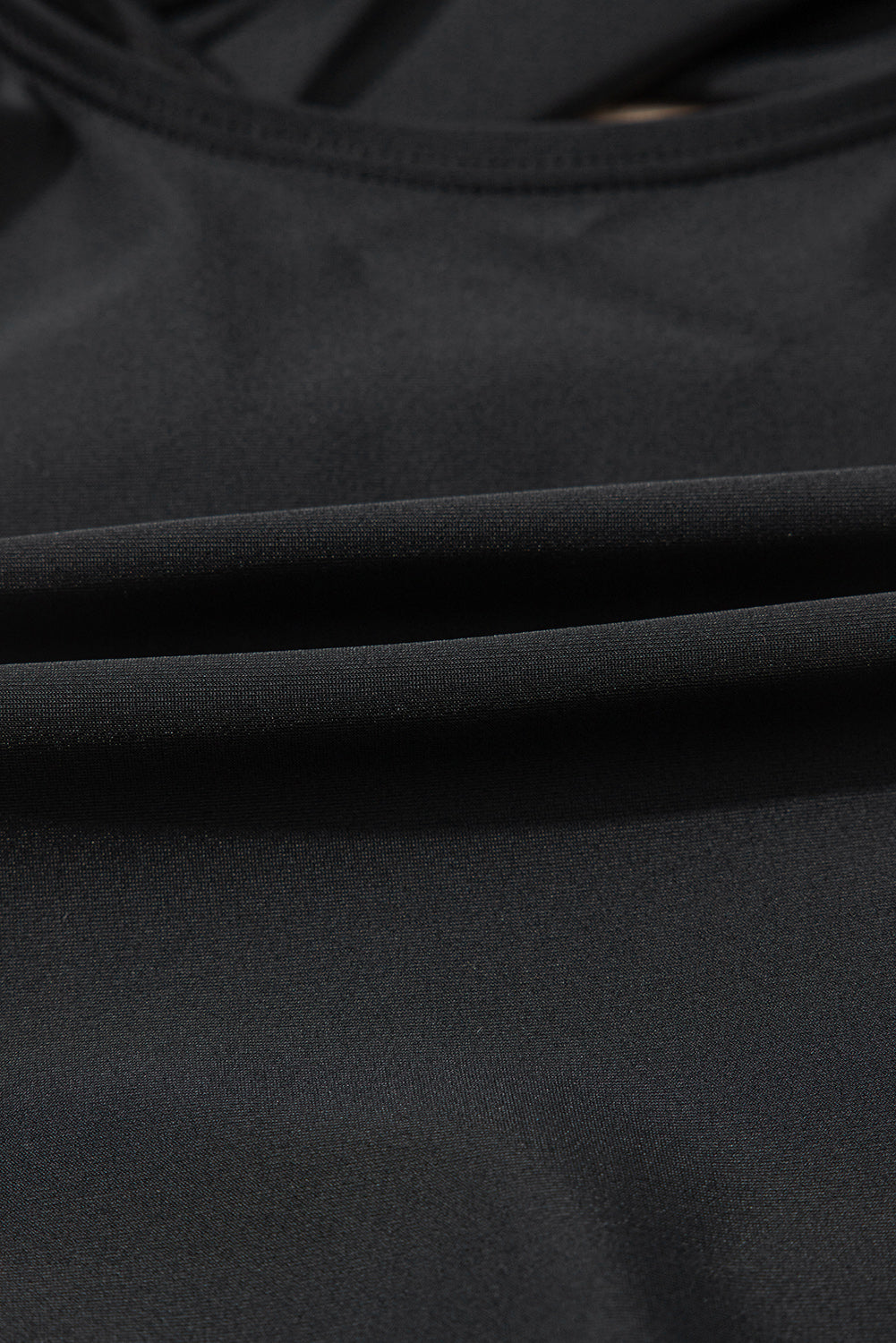 Rose Red Ric Rac Trim Contrasted Patchwork Cutout One Piece Swimsuit