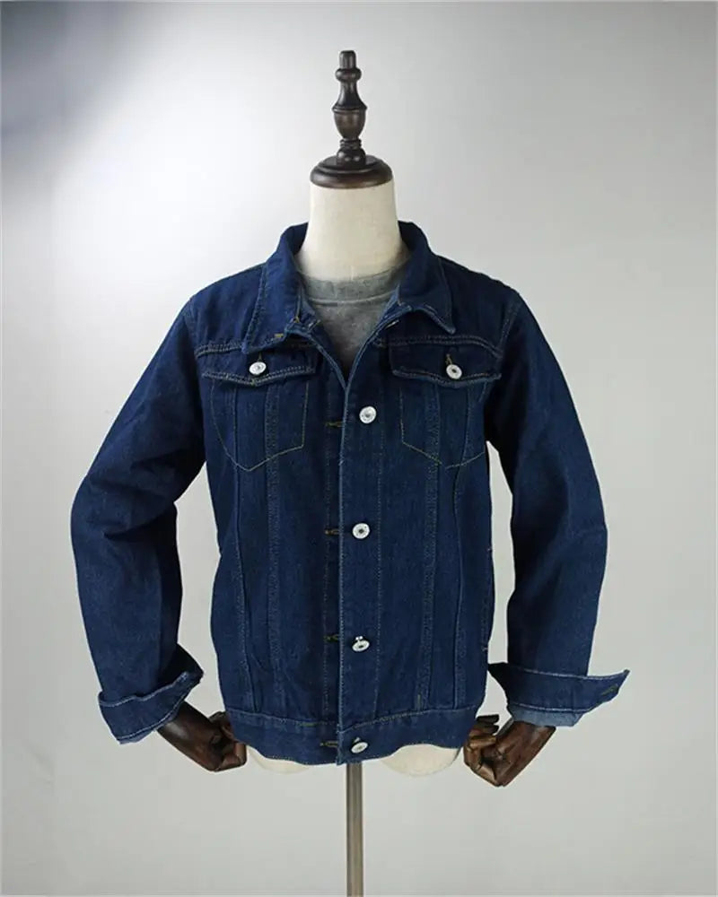 Women's Clothing 2024 Autumn New Hot Street Fashion INS Net Red Personality Sweet Love Girl Print Lapel Denim Jacket