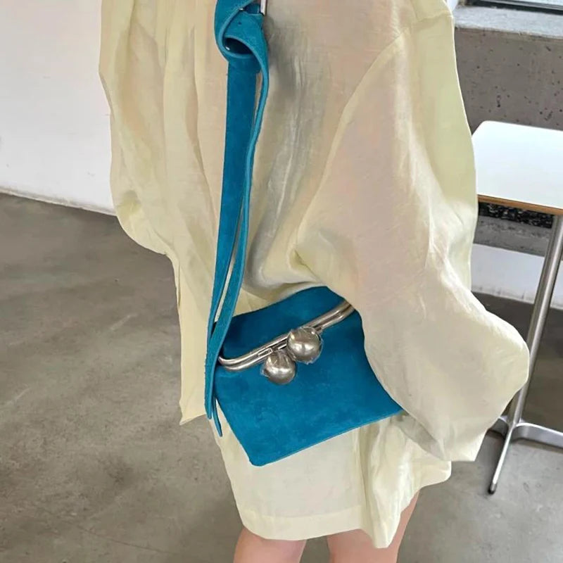 Women's Creative Exquisite Clip Bag Retro Kiss Lock Bag Fashion Leopard Foldable Mini Shoulder Crossbody Dinner Banquet Wallet