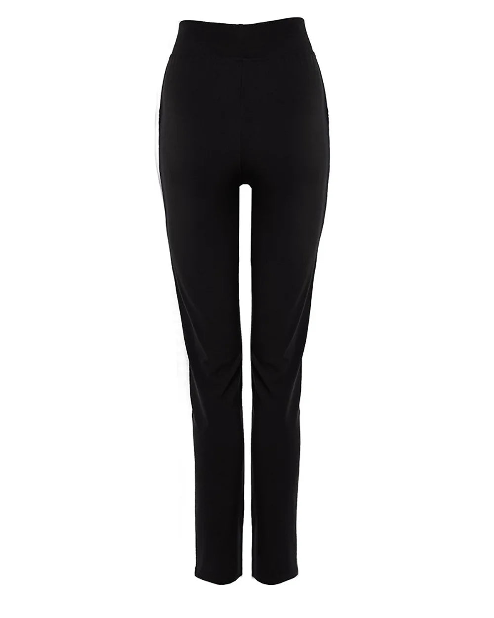 Pantalon Femme Women's Black Spliced trousers Women's Slim Sexy Casual Pants Roupas De Inverno Feminina Mulher Pantaloni Donna