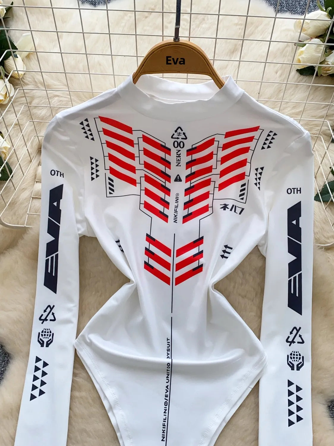 Spicy Girl Motorcycle Suit Long Sve f High Collar One-Piece Summer Slimming Trendy Streetwear Women's Faion